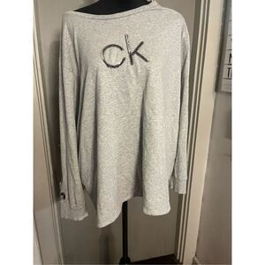 Calvin Klein Gray Crew Neck Sweatshirt